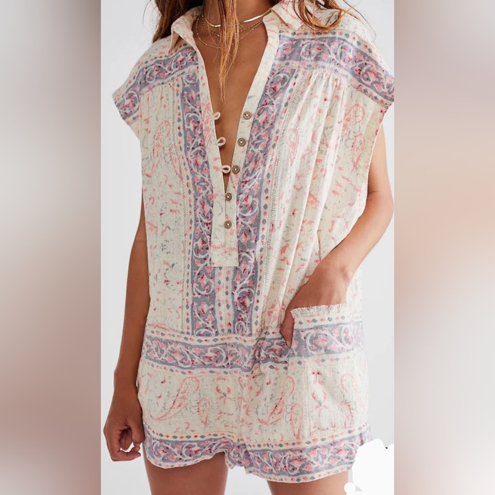 Free People Telly Romper Dress M